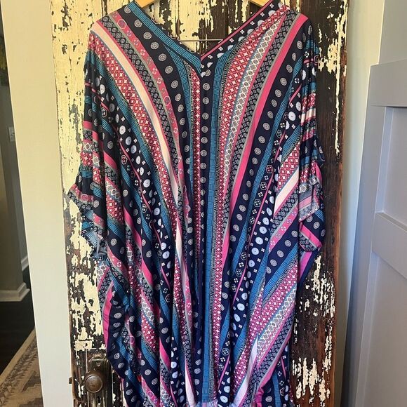 JOSIE by Natori women’s size XL.  multi colored swimsuit coverup - Picture 2 of 7